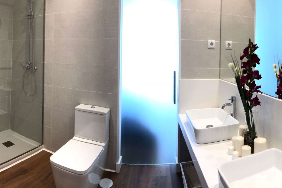 Baño Loft en venta en Madrid Río